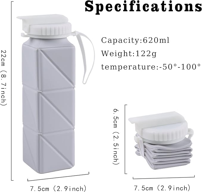 EOBTAIN Collapsible Watter Bottles - Image 2