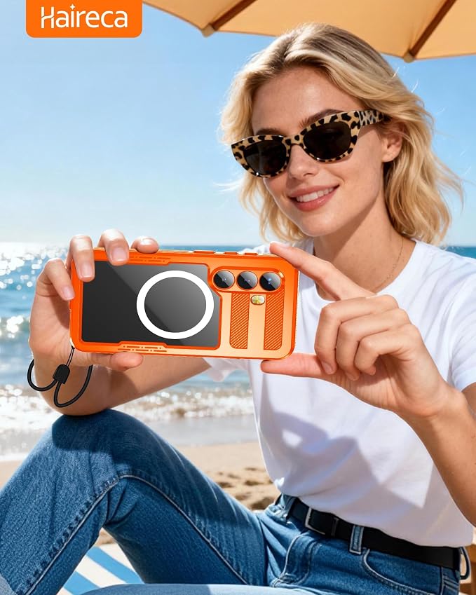 for Samsung Galaxy S26+ Plus Waterproof Case, Magnetic Heavy Duty Military - Image 9