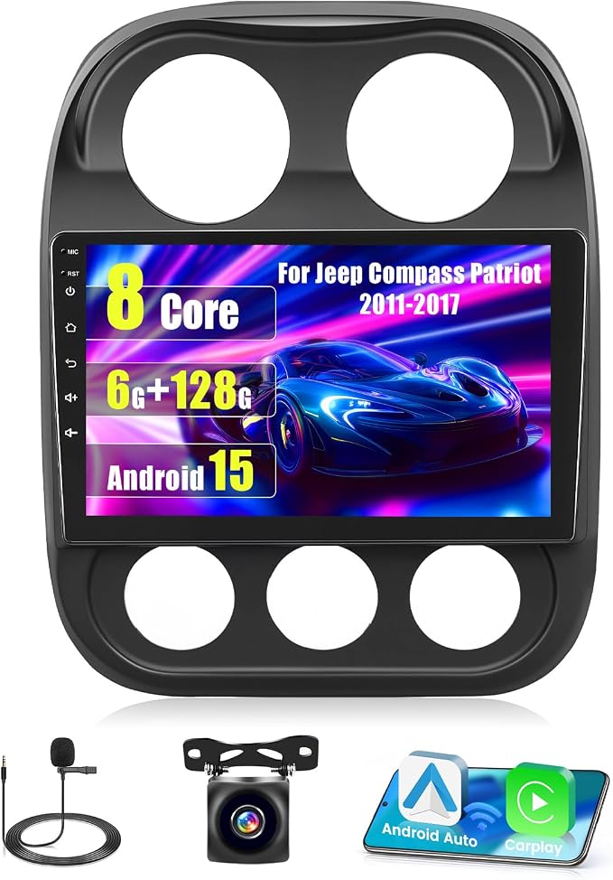 Android 15 Car Radio for Jeep Compass Patriot 2010-2016 by INEFALA
