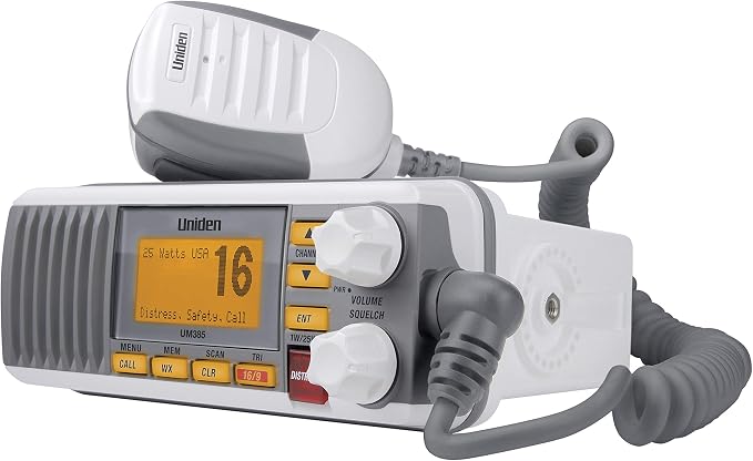 Uniden UM385 25 Watt Fixed Mount Marine Vhf Radio, Waterproof IPX4 - Image 3