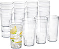 US Acrylic Cafe Plastic Reusable Tumblers 20-ounce Water Cups in Clear | Value by USAcrylic