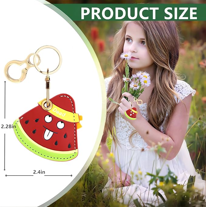 Leather Keychain Holder Case Compatible - Image 2