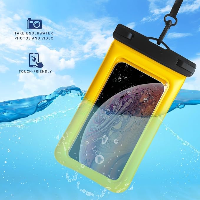 Floatable Soap Bubble Waterproof Phone Pouch/Case - Image 5
