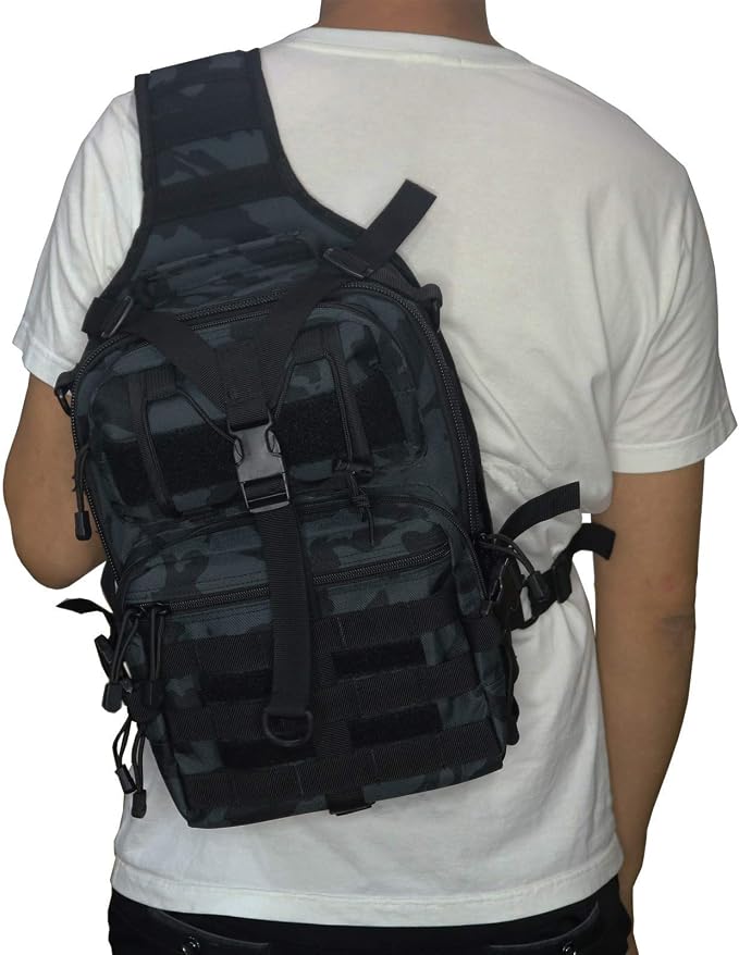 hopopower Tactical Sling Bag, Sport Bag Military Rover Shoulder Backpack EDC - Image 3