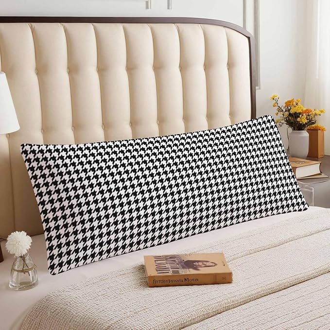 20"X54" Body Pillow Case Houndstooth - Image 3