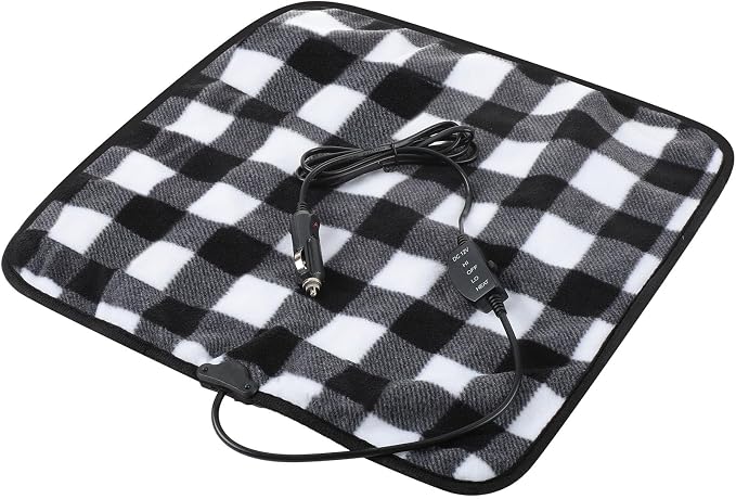 Tuanse 16 x 16 Inches Car Electric Blanket 12 Volt Heated Car Blanket by Tuanse