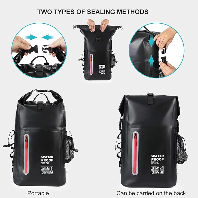 Waterproof Backpack, Waterproof Backpack That Can Float, Suitable - Image 5