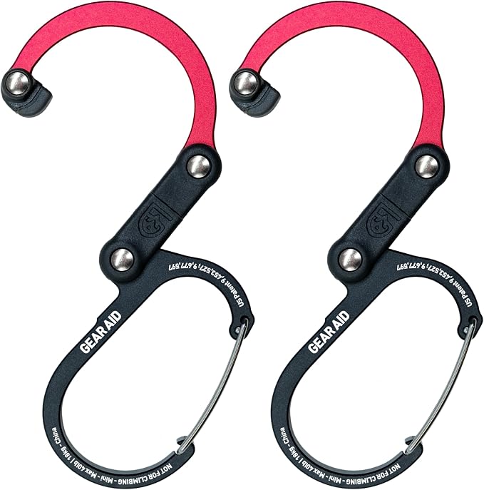 GEAR AID HEROCLIP Carabiner Gear Clip and Hook, by GEARAID
