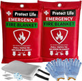 Protect Life Saving Emergency Fire Blankets 2 Pack by ProtectLife