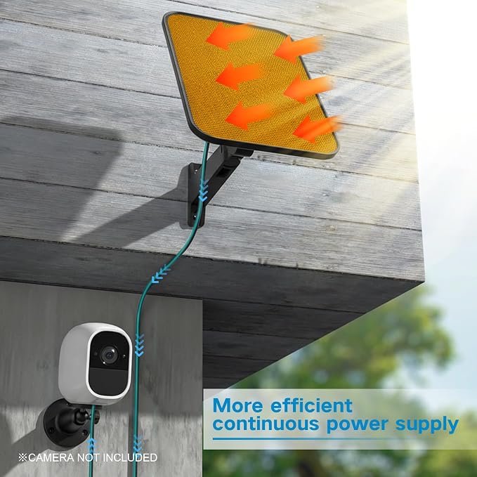 VIRTAVO 3.2W Solar Panel for Security Camera Compatible - Image 5