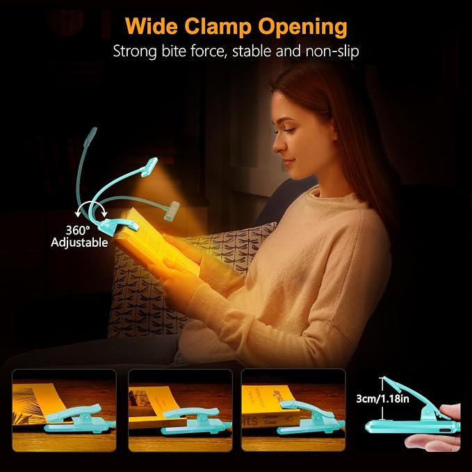 Gritin 19 LED Rechargeable Book Light - Image 7