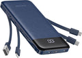 charmast Portable Charger with Built in Cables, Power Bank with Cords Wires by Charmast