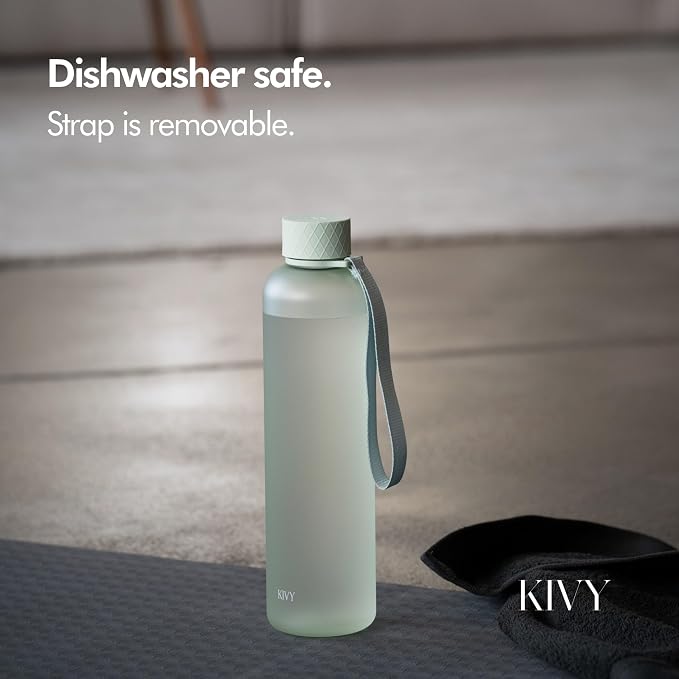 KIVY Slim Water Bottle 32oz Fits Backpack & Cupholder - Image 3