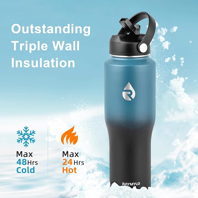 RAYMYLO 32 oz Insulated Water Bottle - Image 3