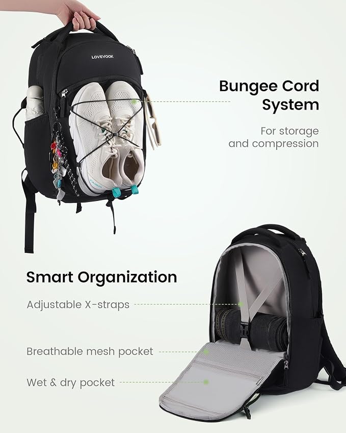 LOVEVOOK Everyday Laptop Backpack - Image 3