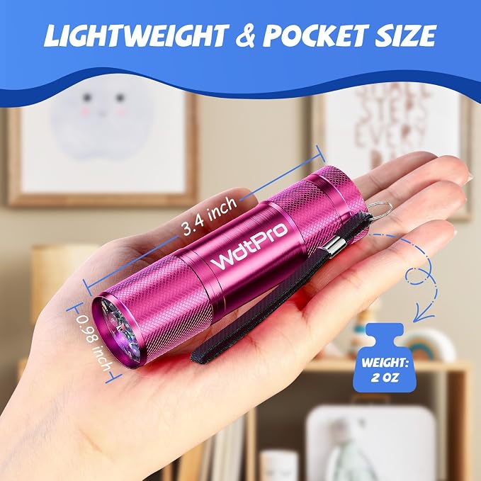 WdtPro LED Mini Flashlights 18 Pack, Aluminum Bright Flash Light - Image 3