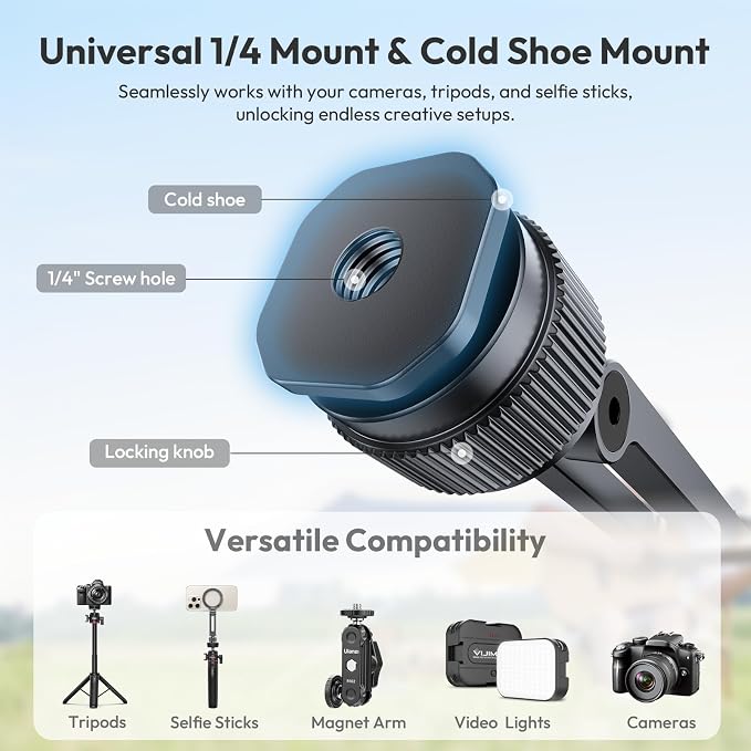 Ulanzi MA07 Magnetic Phone Tripod Mount - Image 6