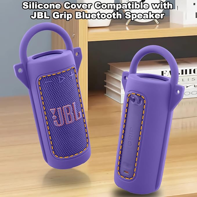 for JBL Grip Portable Waterproof Speaker Silicone Case, Portable Travel Soft - Image 3