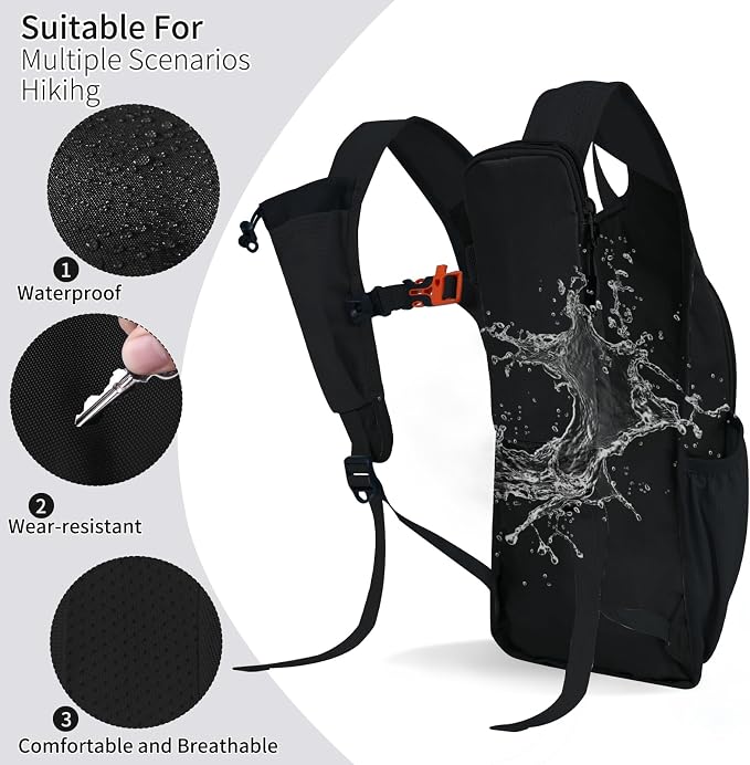 Hiking Backpack 10L/15L Small Daypack Lightweight Packable Travel Foldable - Image 4