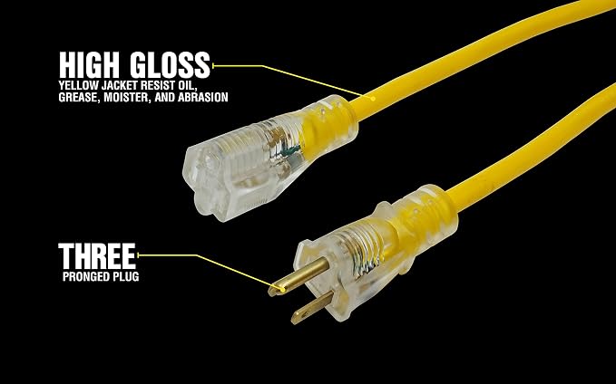 Southwire Yellow Jacket Heavy Duty Extension Cord - Image 4