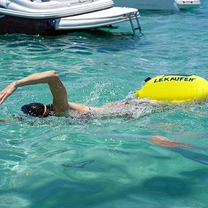 Swim Buoy for Open Water, 20L Swim Safety Float Waterproof Dry Bag for Swimmers - Image 2
