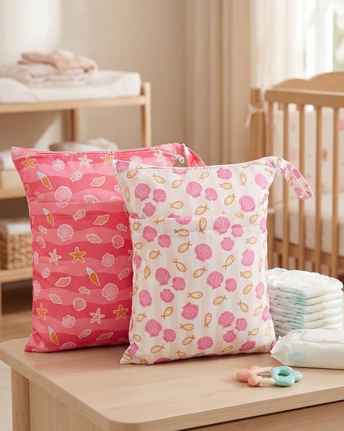 ALVA ALVABABY 2pcs Waterproof Wet Dry Bags, Reusable - Image 8
