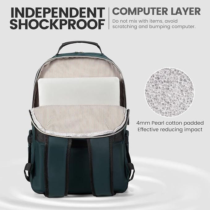 LOVEVOOK Laptop Backpack for Women 18.4 inch, Cute Womens Travel Backpack Purse - Image 4