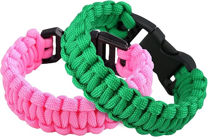 Sportmusies Paracord Wristband for Outdoor Sport Tactical Survival Parachute by Sportmusies