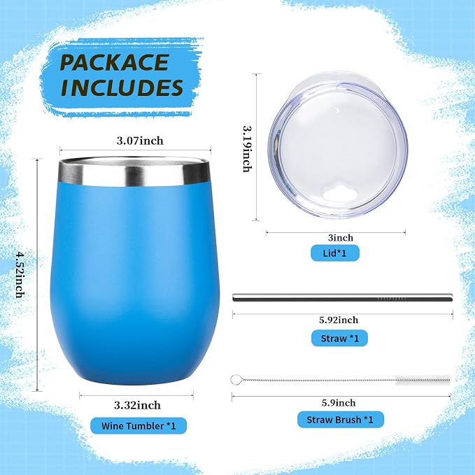 12oz Stemless Wine Tumbler - Image 3