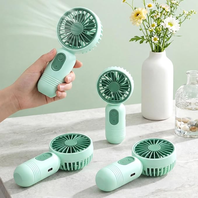 Rossesay 36 Pcs Mini Portable Fan Bulk Cute Handheld Lightweight Small Little - Image 6