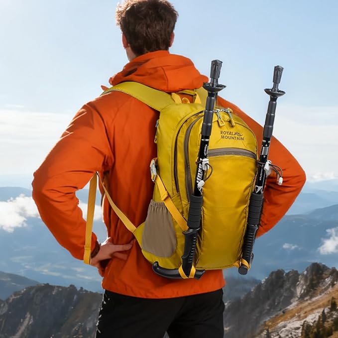 Hiking Backpack With Rain-cover, 30L Travel Backpacks - Image 8