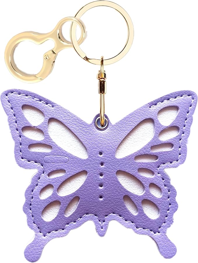 BORKUANA Leather Keychain Holder Case Compatible by BORKUANA
