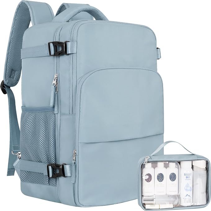 Sinaliy Travel laptop Backpack for Women, Personal Item Size Flight Approved by Sinaliy