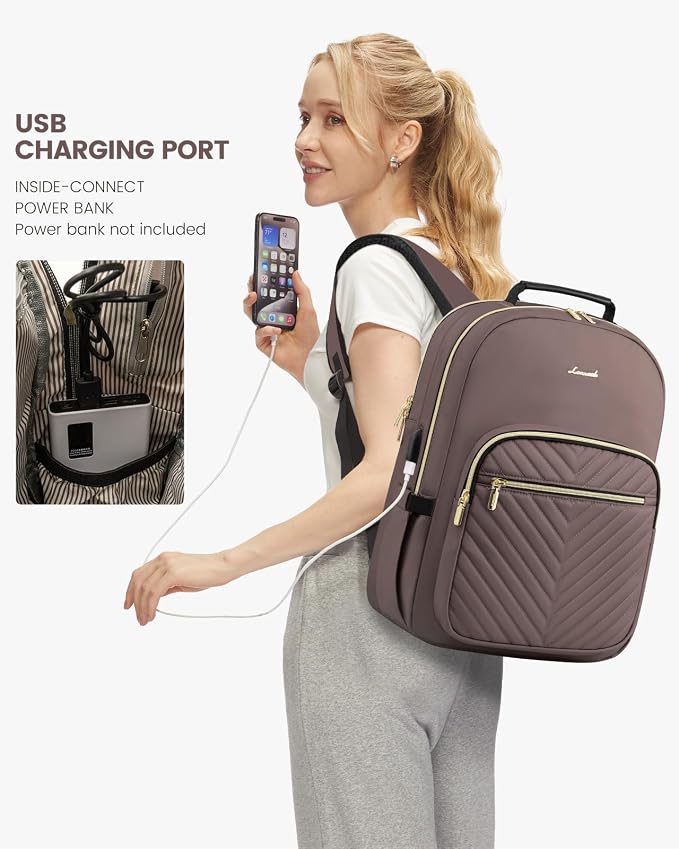 LOVEVOOK Laptop Backpack Purse for Women, Large Capacity Travel Business - Image 5