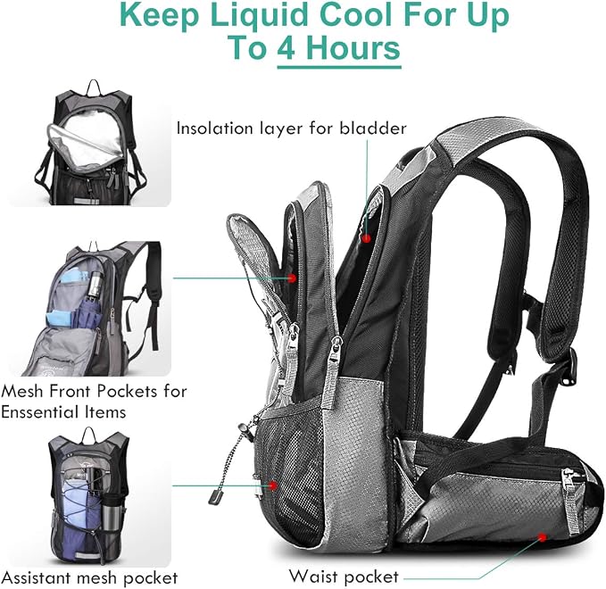Mothybot Insulated Hydration Backpack Pack - Image 7