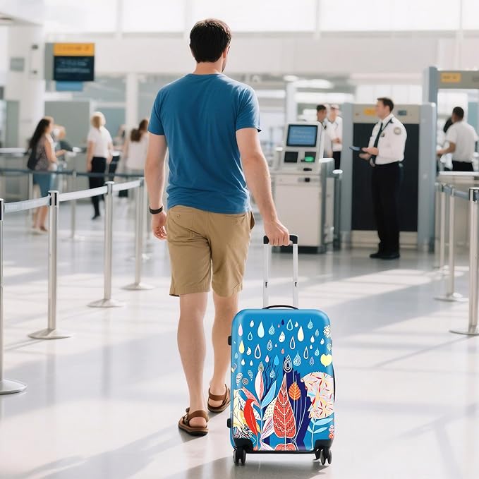 WUJIAONIAO Travel Luggage Cover Baggage Suitcase Cover Protector Skins 18-32 - Image 6
