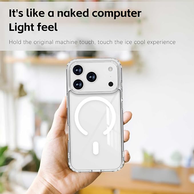 Magnetic Designed for iPhone 17 Pro Case Clear - Image 7