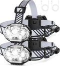 MIOISY Rechargeable Headlamp, High Lumen 5 LED Head Lamp by MIOISY