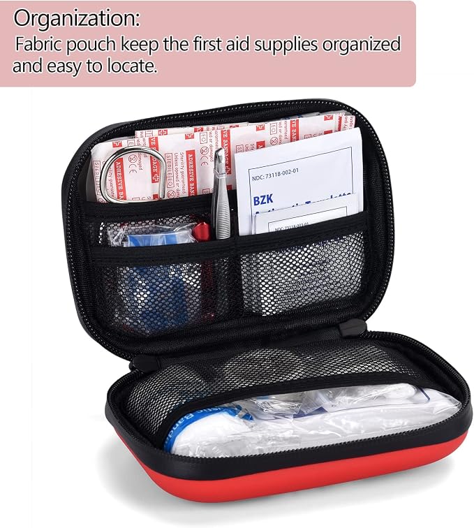 Besst Survivor Mini First Aid Kit -Small Waterproof Hard Shell Medical Kit - Image 4