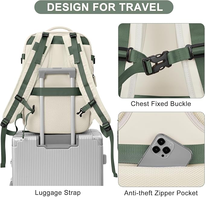 coofay Expandable Travel Backpack - Image 7
