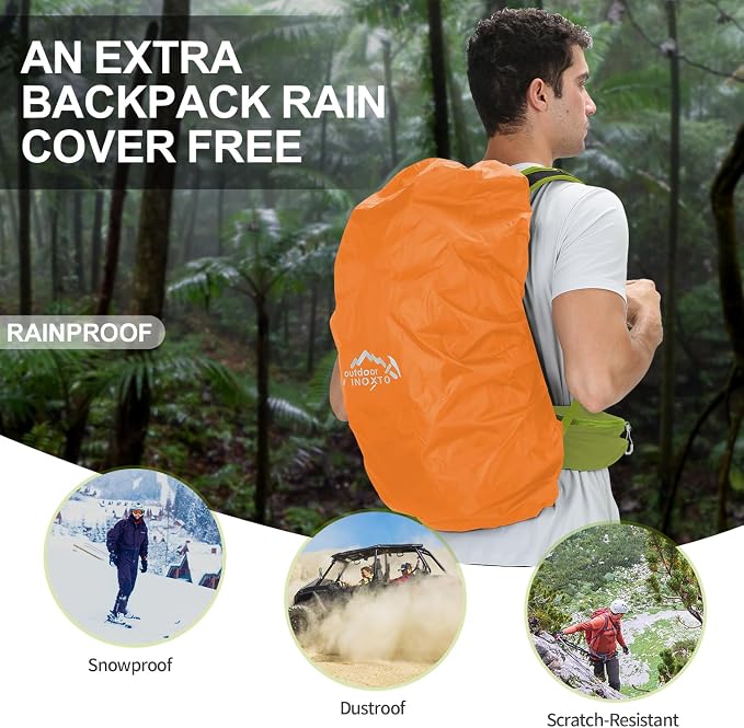 IX INOXTO Hiking Backpack, 26L/40L Waterproof Hiking Daypack - Image 6