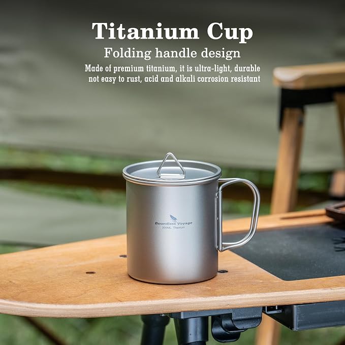 Boundless Voyage Titanium Camping Mug - Image 2