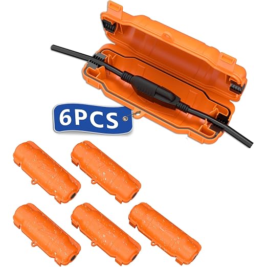 6 Pack Outdoor Extension Cord Safety Cover by Unknown
