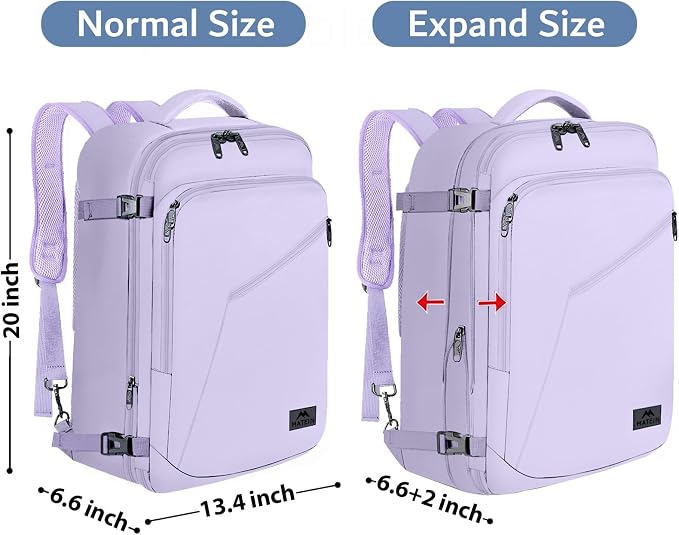 MATEIN Purple Backpack, Extra Large Travel Backpack - Image 5