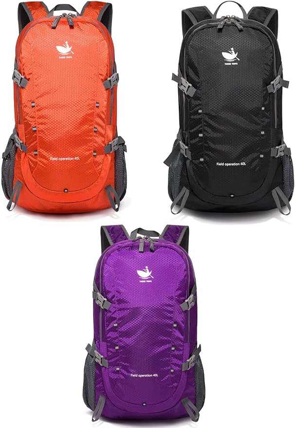 Packable Lightweight Backpack 40L, Ripstop Nylon Foldable Traveling Daypack - Image 8