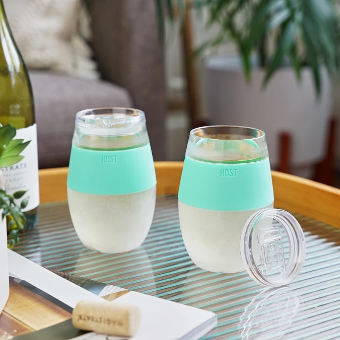 Host Wine Freeze Cup with Lid, Double Wall Insulated, Cooling Freezable Drink - Image 7