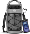 STOVER 5/10/25/30/40/55L Waterproof Dry Bag- Roll-Top Backpack w/Phone Case- by STOVER