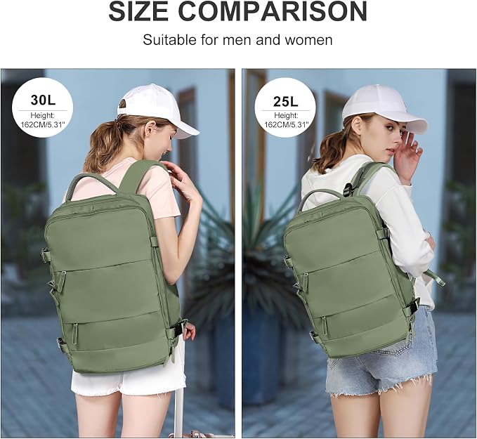 coowoz Large Travel Backpack For Women Men, Carry On Backpack Flight Approved - Image 8