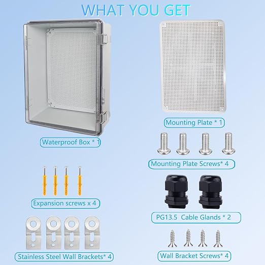 IP67 Waterproof Junction Box, ABS Plastic Electrical Enclosure - Image 7