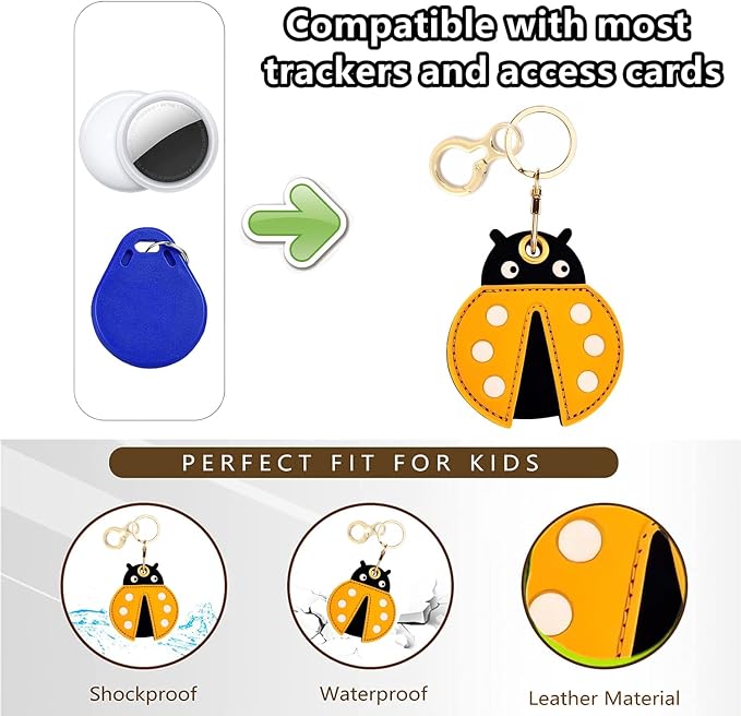 Leather Keychain Holder Case Compatible - Image 3